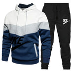 2025 New Men Autumn Winter Sets Zipper Hoodie Pants Pieces Casual Tracksuit Male Sportswear Brand Clothing Sweatsuit