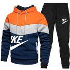 2025 New Men Autumn Winter Sets Zipper Hoodie Pants Pieces Casual Tracksuit Male Sportswear Brand Clothing Sweatsuit