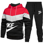 2025 New Men Autumn Winter Sets Zipper Hoodie Pants Pieces Casual Tracksuit Male Sportswear Brand Clothing Sweatsuit