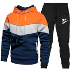 2025 New Men Autumn Winter Sets Zipper Hoodie Pants Pieces Casual Tracksuit Male Sportswear Brand Clothing Sweatsuit