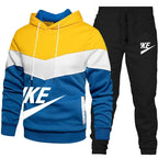 2025 New Men Autumn Winter Sets Zipper Hoodie Pants Pieces Casual Tracksuit Male Sportswear Brand Clothing Sweatsuit