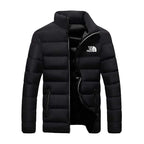Winter New Thick Men Warm Parka Jackets Casual Men's Outwear Coats Solid Stand Collar Male Windbreak Cotton Padded Down Jacket