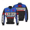 2026 New Trendy Suzuki Jacket Cycling Jacket Motorcycle Jacket Fleece Warm Suzuki Men's Jacket Vintage Jacket Men Clothing Y2K