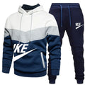 2025 New Men Autumn Winter Sets Zipper Hoodie Pants Pieces Casual Tracksuit Male Sportswear Brand Clothing Sweatsuit